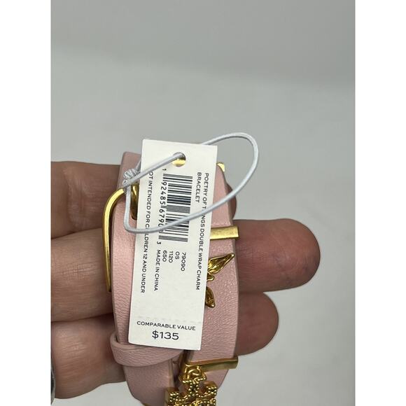 Tory Burch double wrapped bracelet pink gold - Picture 3 of 5